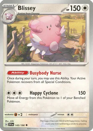 #145 Blissey 145/198 Uncommon