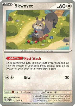 #151 Skwovet 151/198 Common