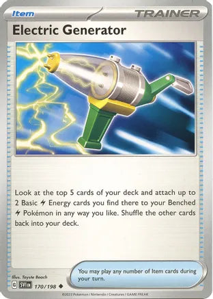#170 Electro Generator 170/198 Uncommon