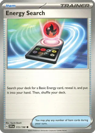 #172 Energy Search 172/198 Common Reverse Holo
