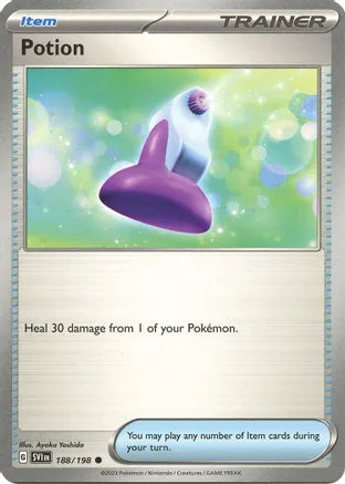 #188 Potion 188/198 Common Reverse Holo