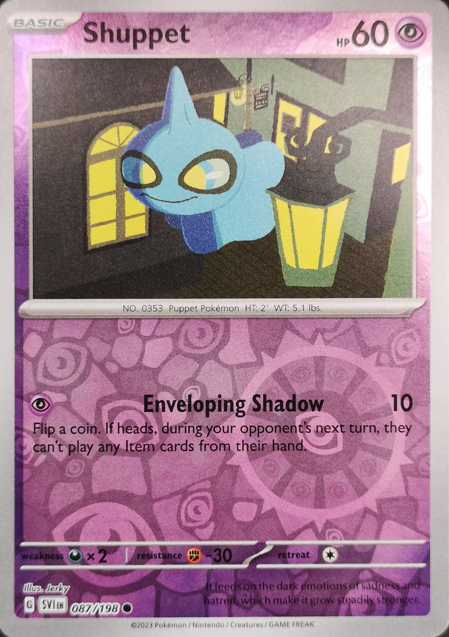 #087 Shuppet 087/198 Common Reverse Holo