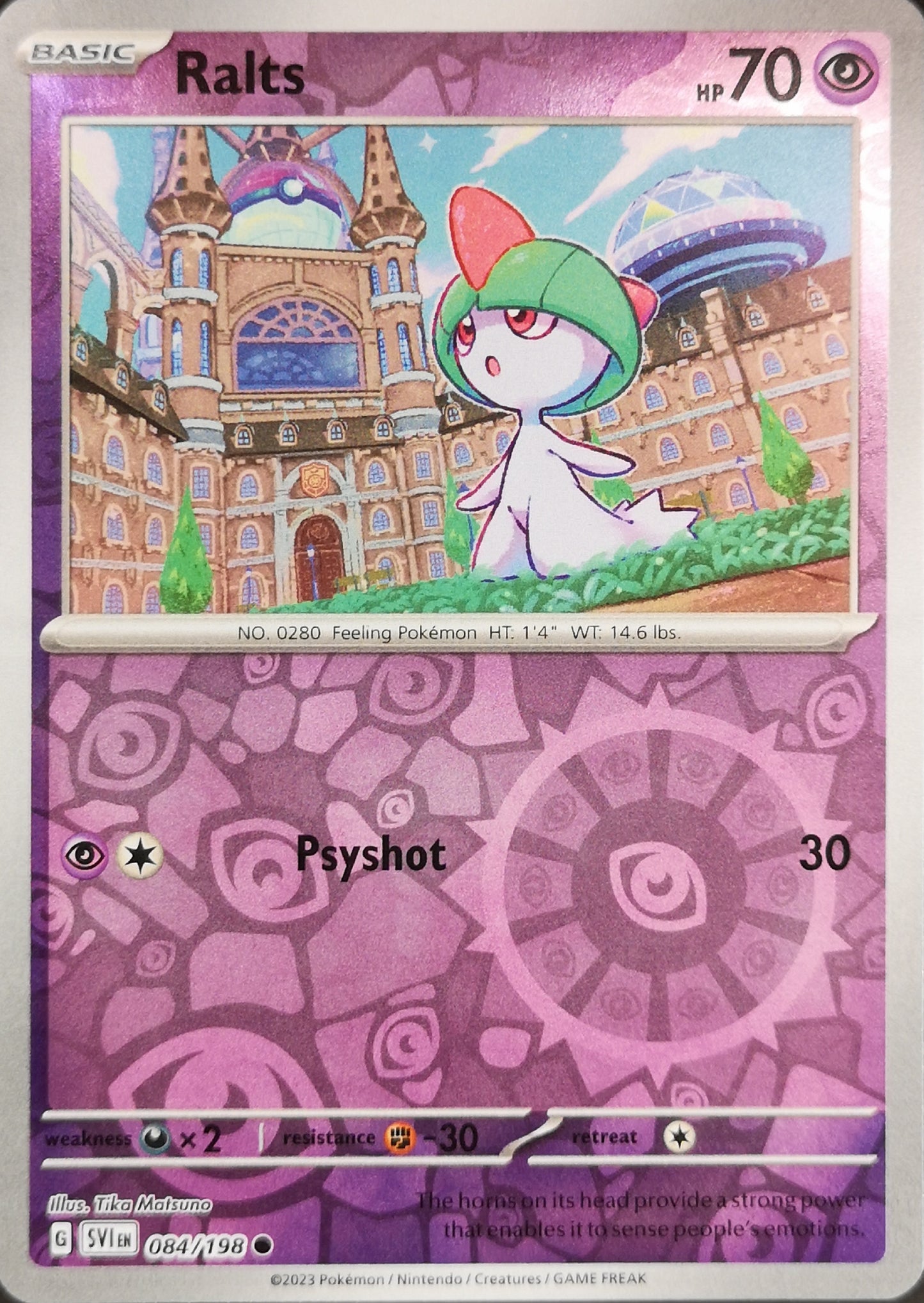 #084 Ralts 084/198 Common Reverse Holo