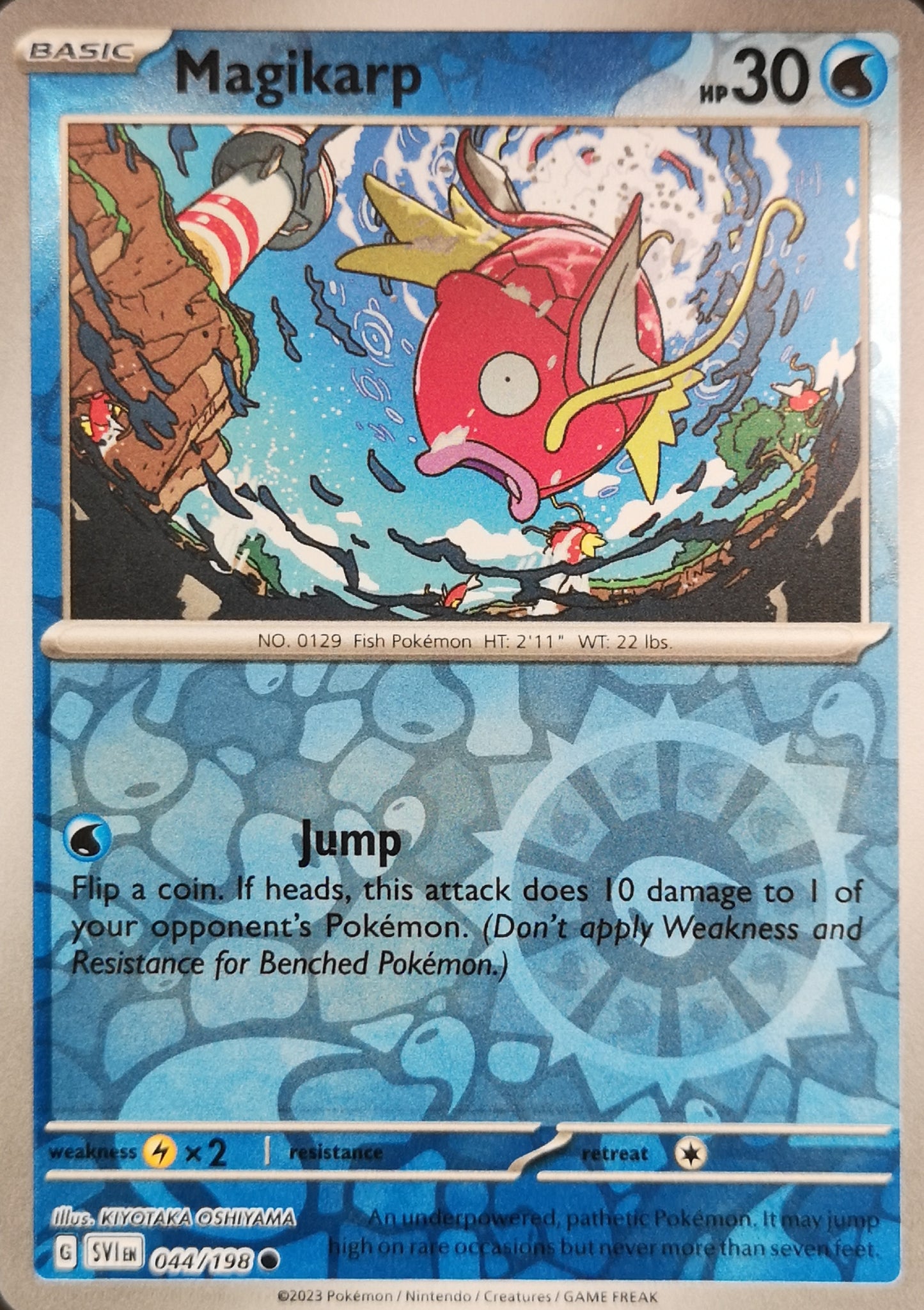 #044 Magikarp 044/198 Common Reverse Holo
