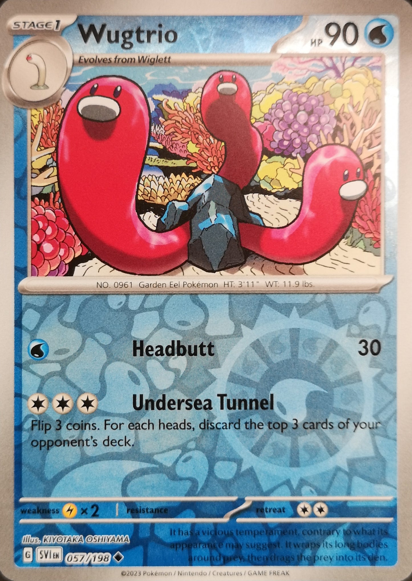 #057 Wugtrio 057/198 Uncommon Reverse Holo