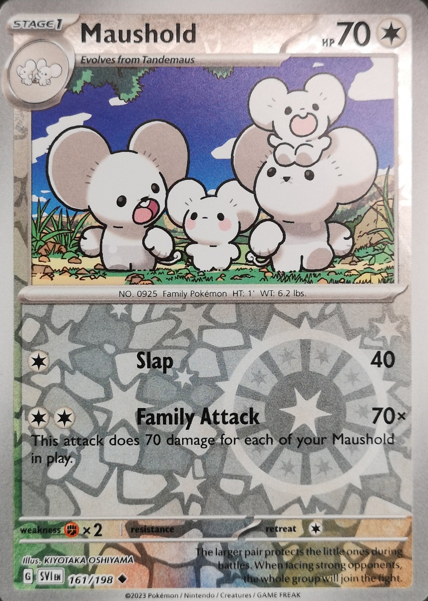#161 Maushold 161/198 Uncommon Reverse Holo