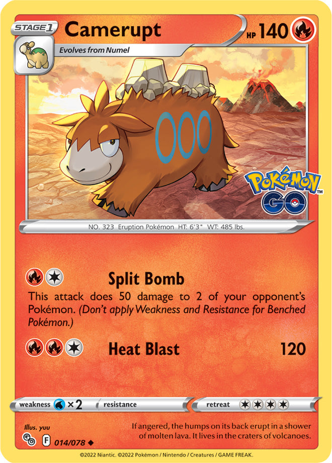 #014 Camerupt 014/078 Uncommon