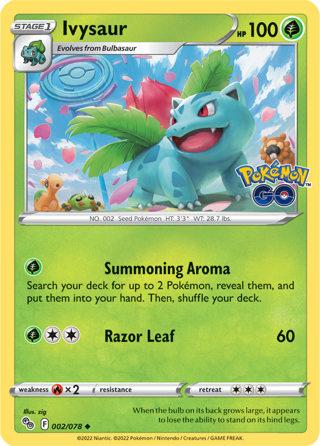 #002 Ivysaur 002/078 Uncommon