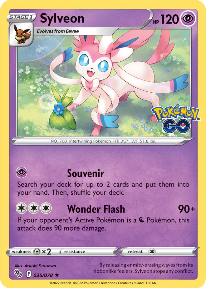 #035 Sylveon 035/078 Rare Reverse Holo