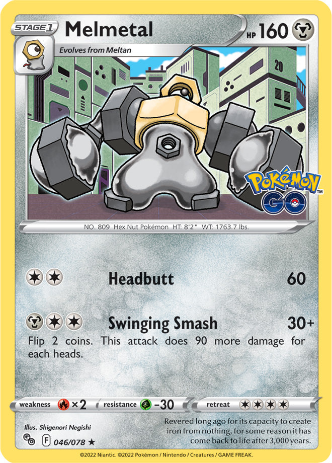 #046 Melmetal 046/078 Rare Holo