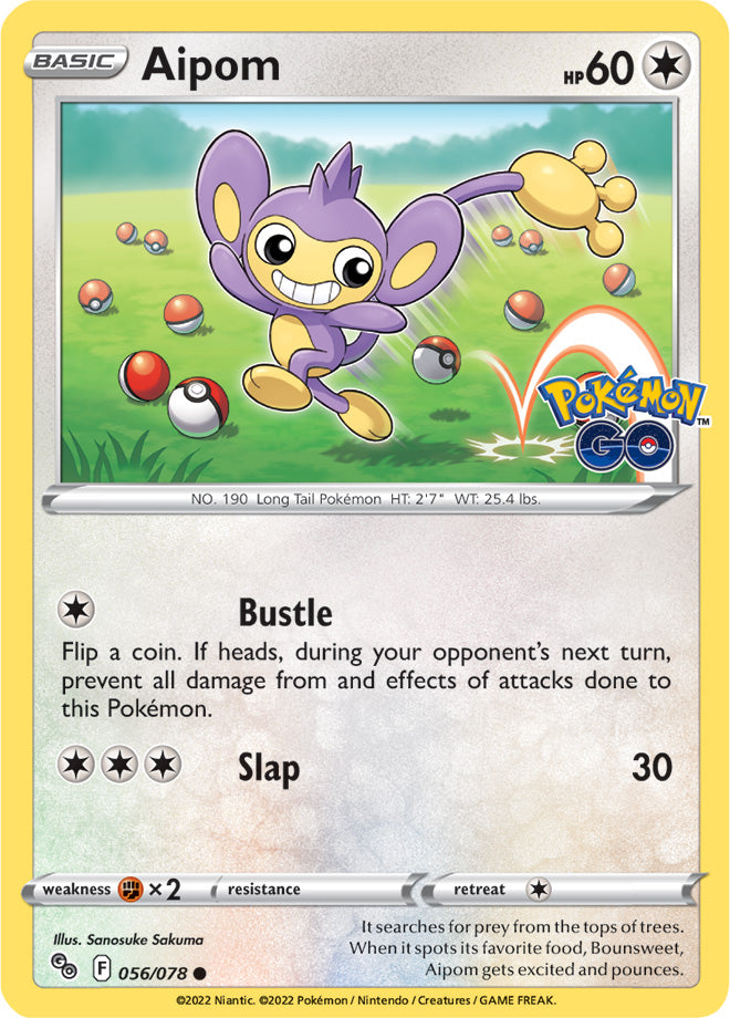 #056 Aipom 056/078 Common