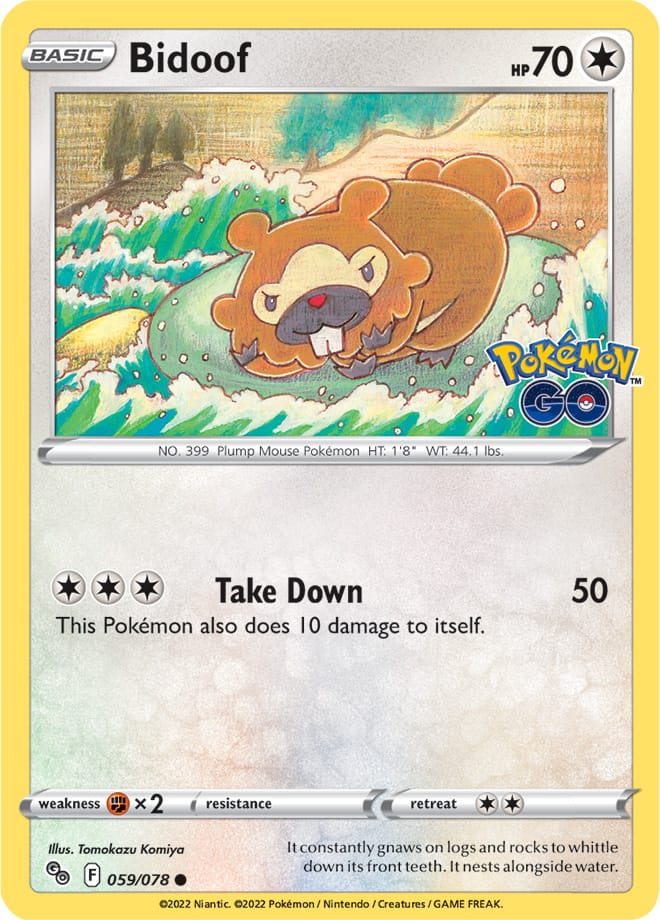 #059 Bidoof 059/078 Common