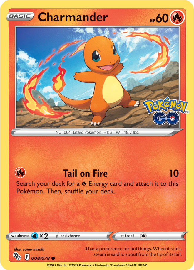 #008 Charmander 008/078 Common Reverse Holo