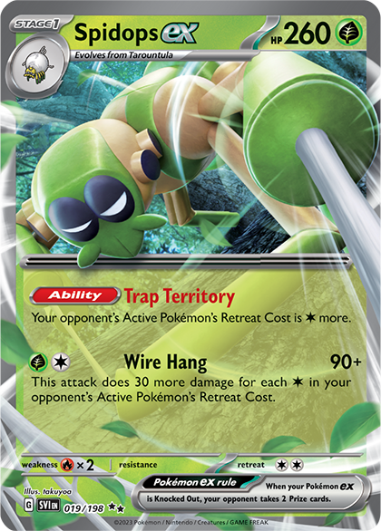#019 Spidops EX 019/198 Double Rare