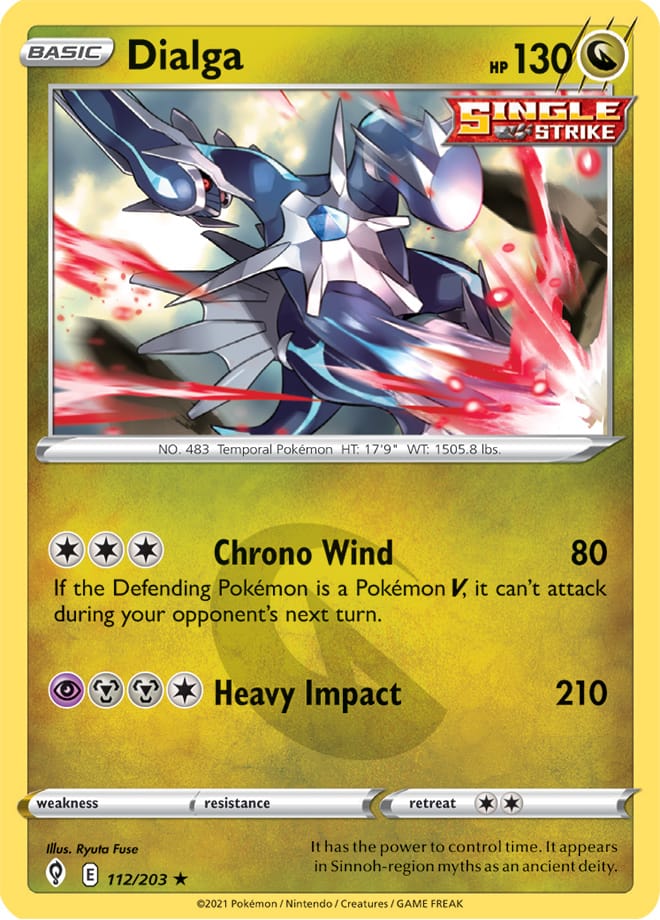 #112 Dialga 112/203 Rare Holo