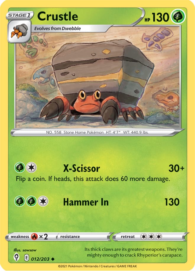#012 Crustle 012/203 Uncommon