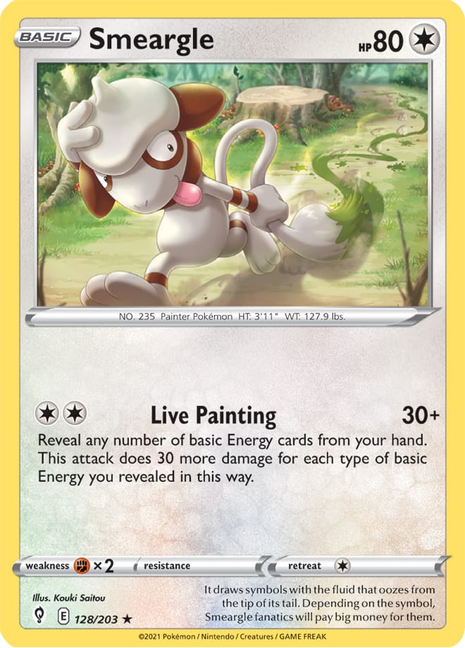 #128 Smeargle 128/203 Rare