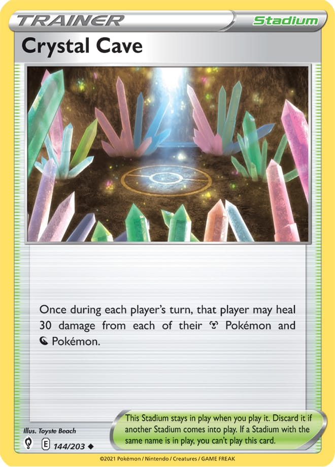 #144 Crystal Cave 144/203 Uncommon