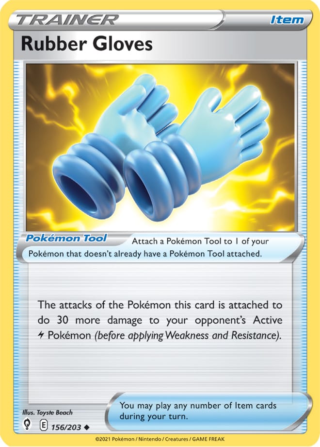 #156 Rubber Gloves 156/203 Uncommon