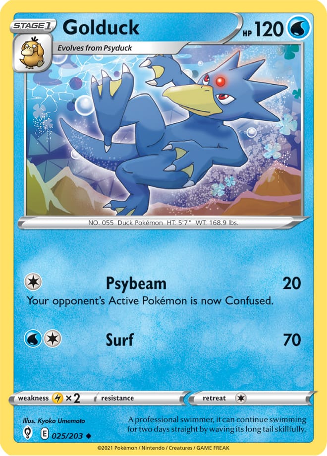 #025 Golduck 025/203 Uncommon