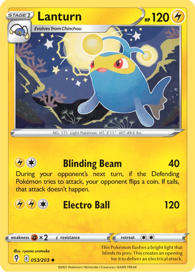 #053 Lanturn 053/203 Uncommon