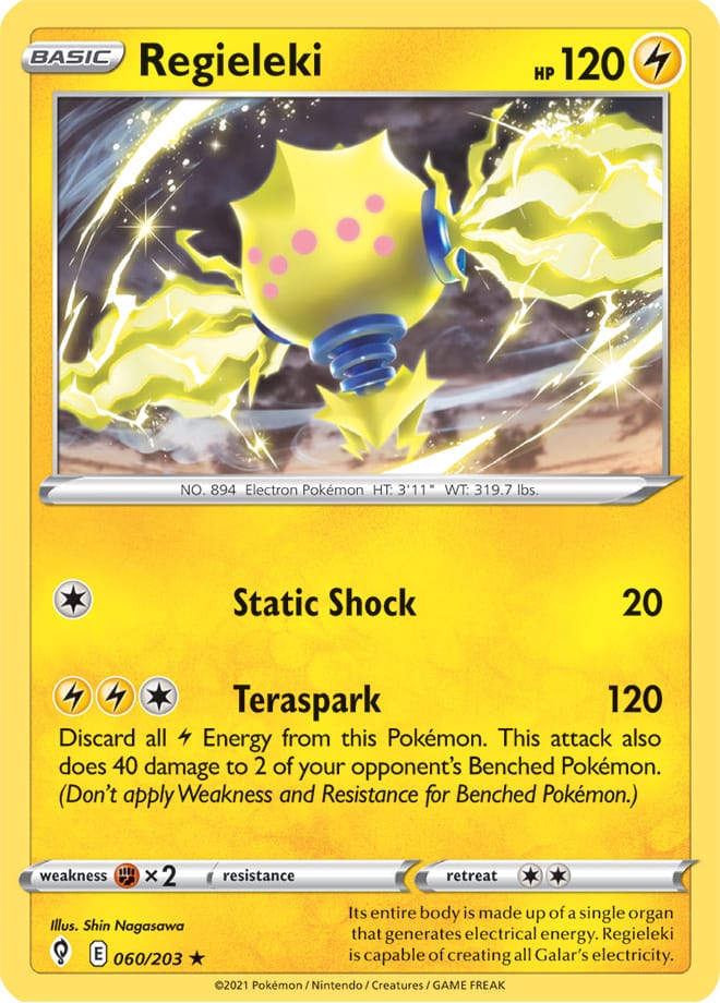 #060 Regieleki 060/203 Rare Holo
