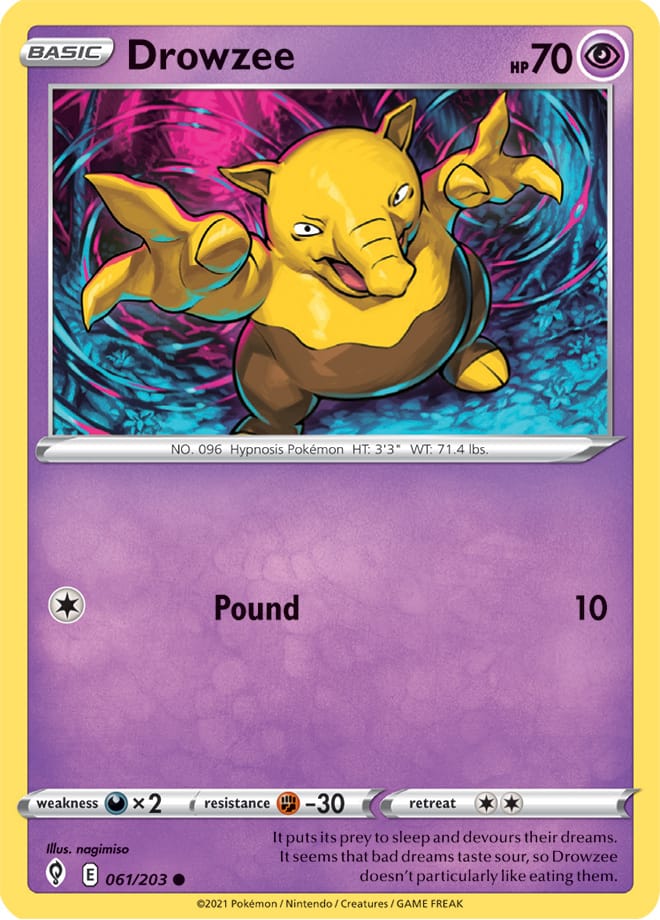 #061 Drowzee 061/203 Common