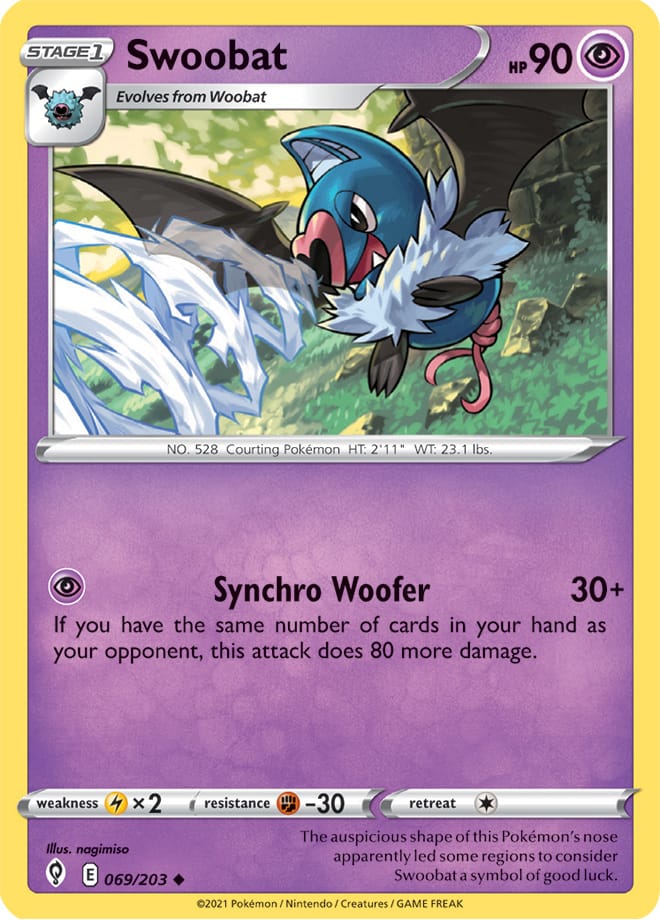 #069 Swoobat 069/203 Uncommon