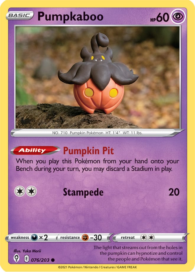 #076 Pumpkaboo 076/203 Common