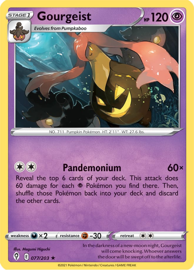 #077 Gourgeist 077/203 Rare