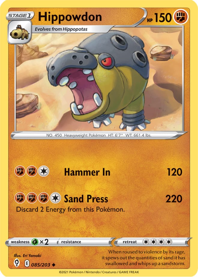 #085 Hippowdon 085/203 Uncommon