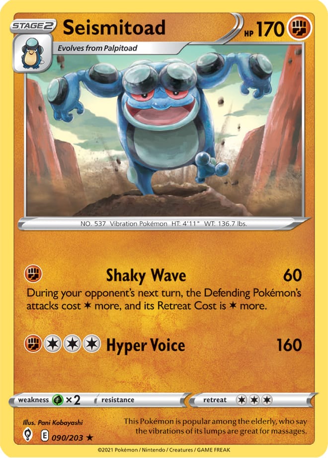 #090 Seismitoad 090/203 Rare