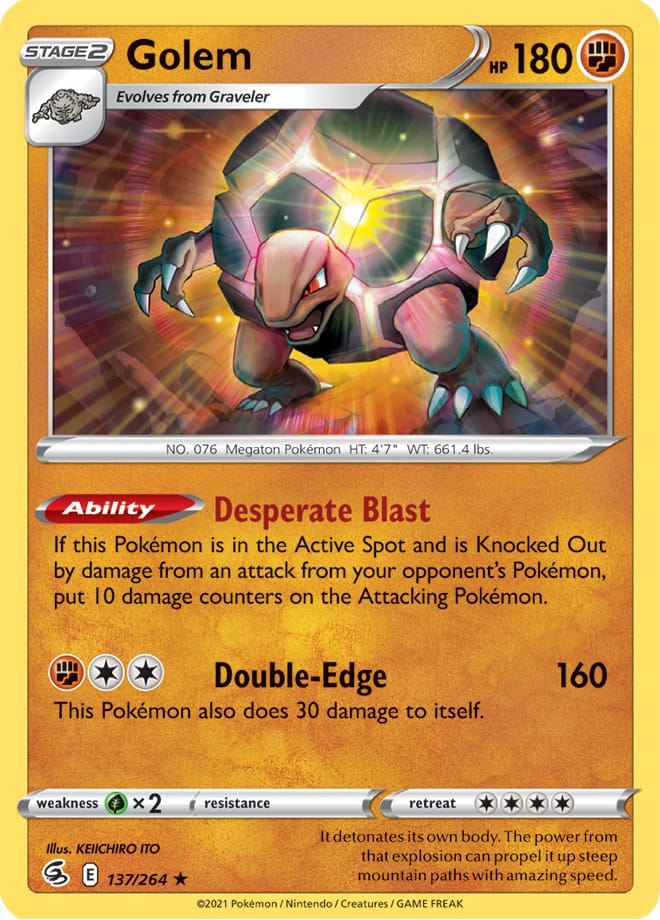 #137 Golem 137/264 Rare