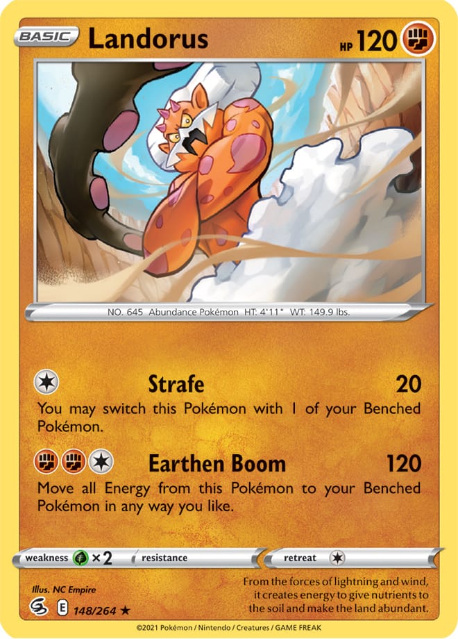 #148 Landorus 148/264 Rare Holo