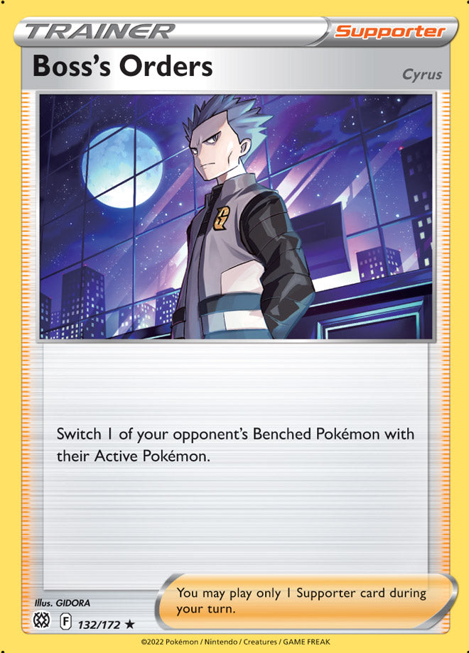 #132 Boss's Orders 132/172 Rare Holo