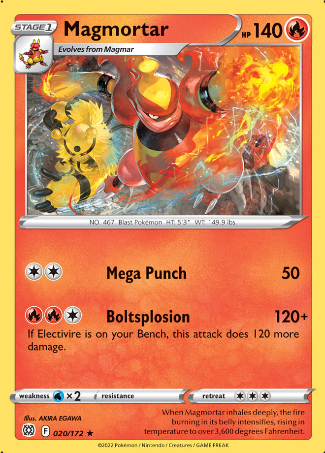 #020 Magmortar 020/172 Rare