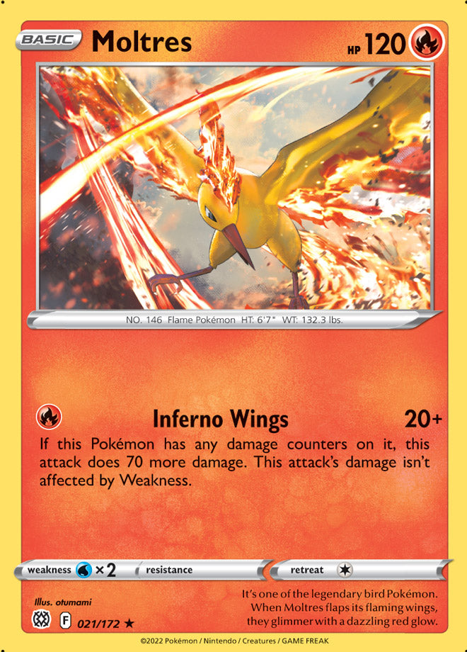 #021 Moltres 021/172 Rare