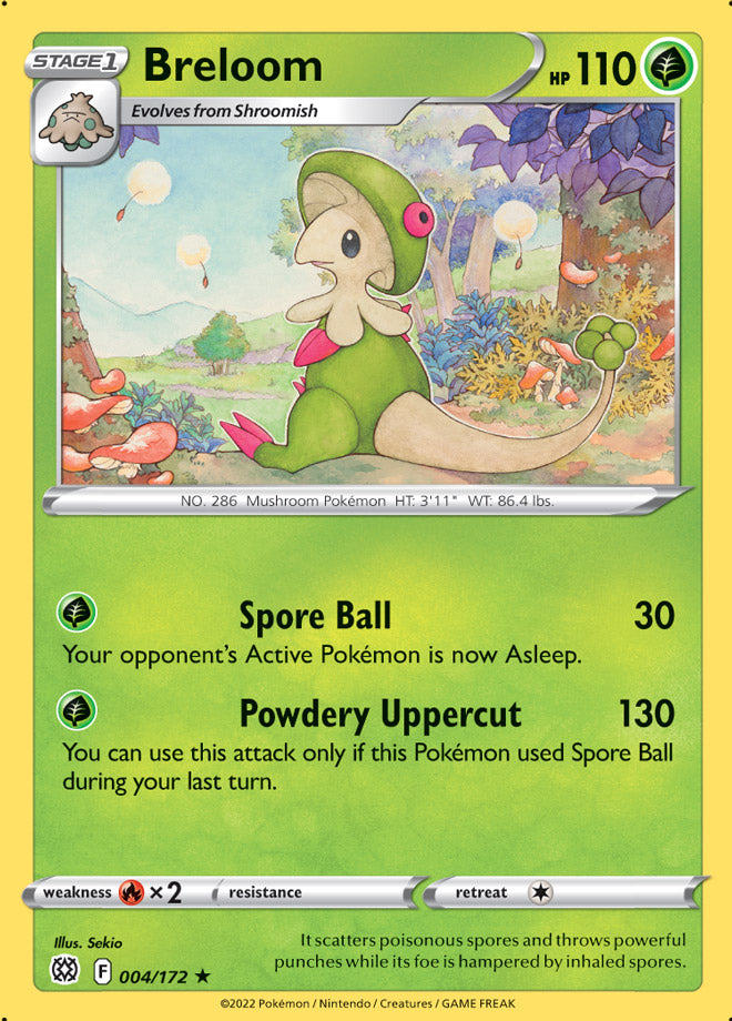 #004 Breloom 004/172 Rare