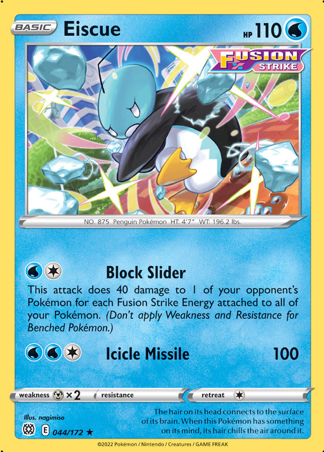 #044 Eiscue 044/172 Rare