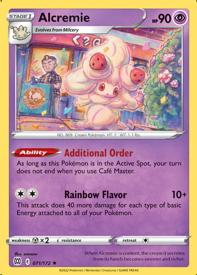 #071 Alcremie 071/172 Rare
