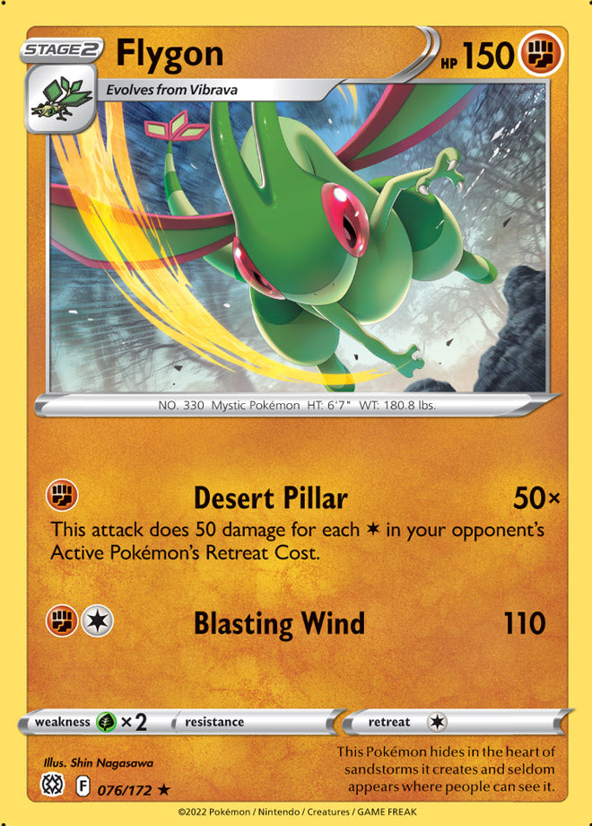 #076 Flygon 076/172 Rare