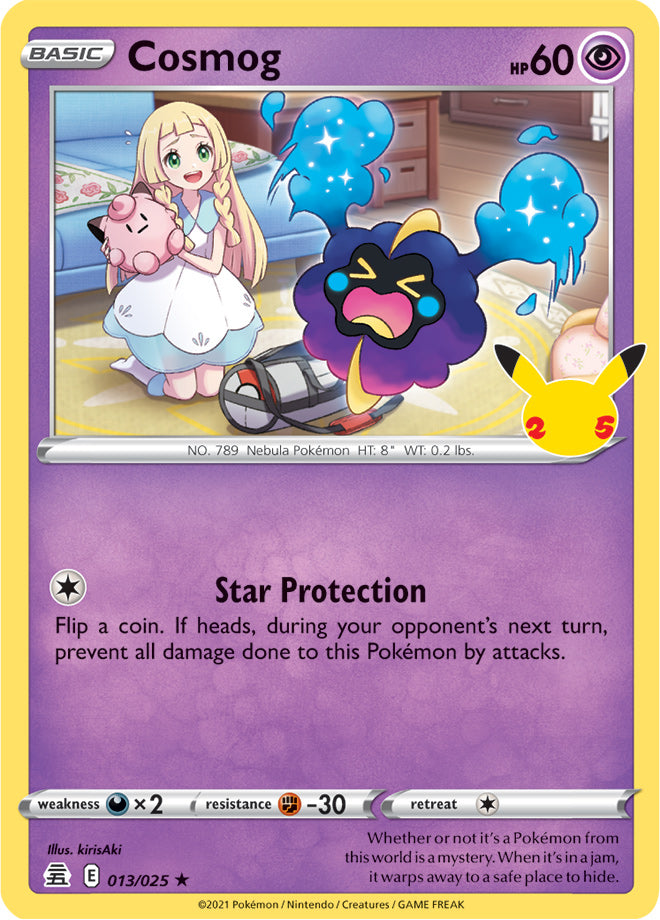 #013 Cosmog 013/025 Rare Holo