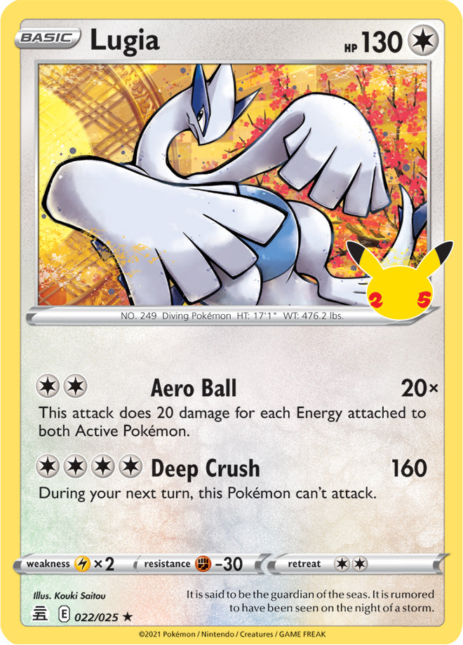 #022 Lugia 022/025 Rare Holo