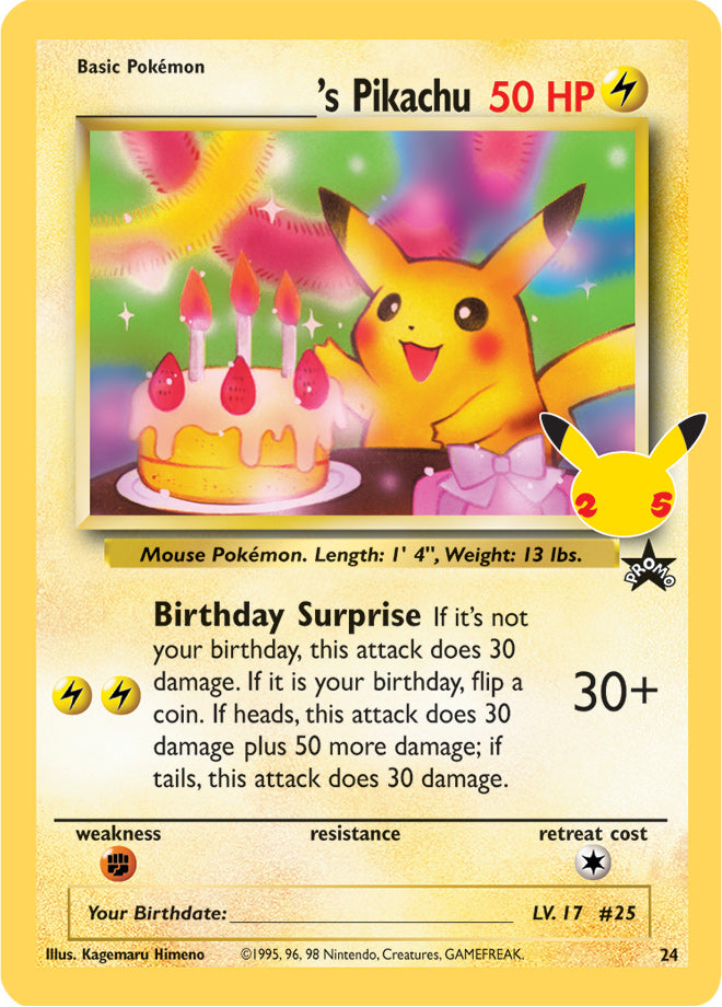 #024 ______'s Pikachu 024/53 Rare Holo