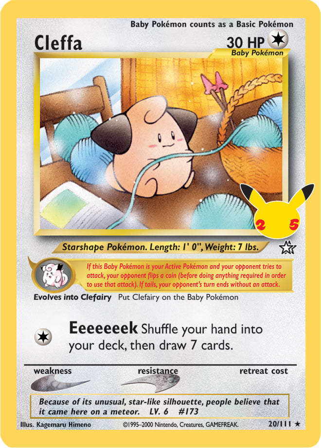#020 Cleffa 020/111 Rare Holo