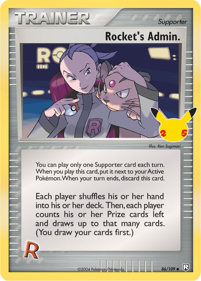 #086 Rocket's Admin. 086/109 Uncommon Holo