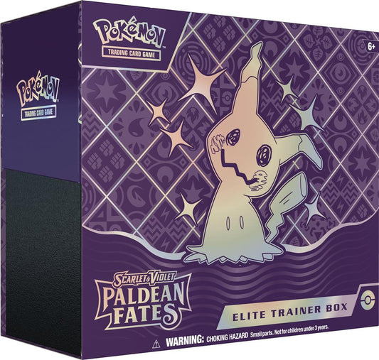 Pokémon SV4.5 Scarlet & Violet—Paldean Fates Elite Trainer Box Forhåndsbestilling (ventet inn 26.01.24)