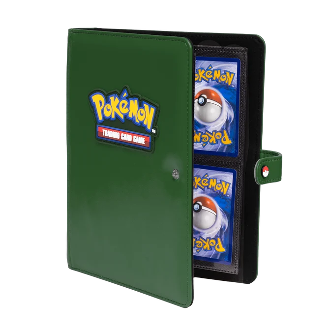 Green 4-Pocket Premium Snap Binder for the Pokémon Trading Card Game