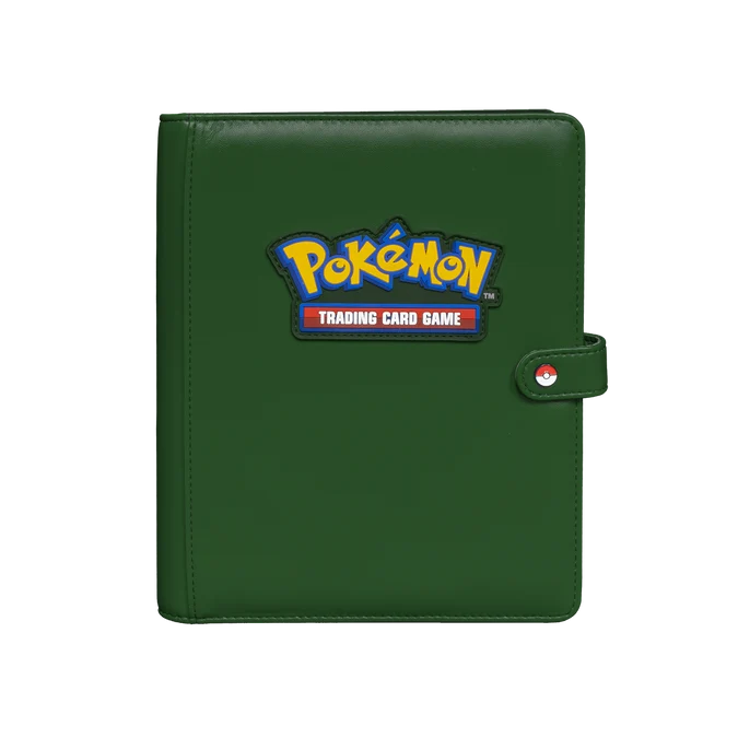 Green 4-Pocket Premium Snap Binder for the Pokémon Trading Card Game