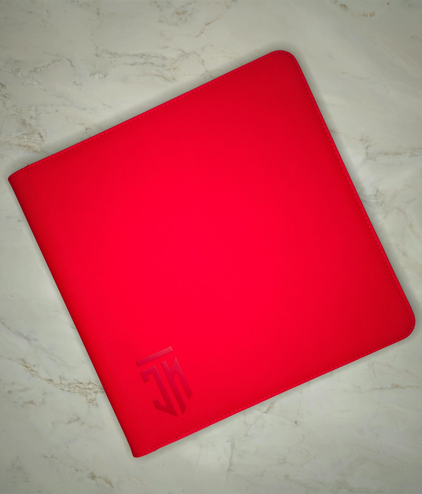 Custom Nerds Toploader Perm m/glidelås 24-lommer Rød